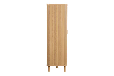 AXEL 2 DOOR 1 DRAWER FLUTED WARDROBE OAK
