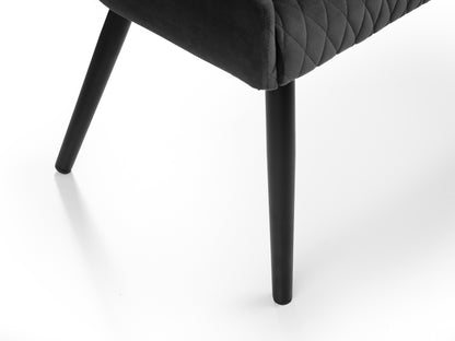 LUXE HIGH BACK BENCH - GREY